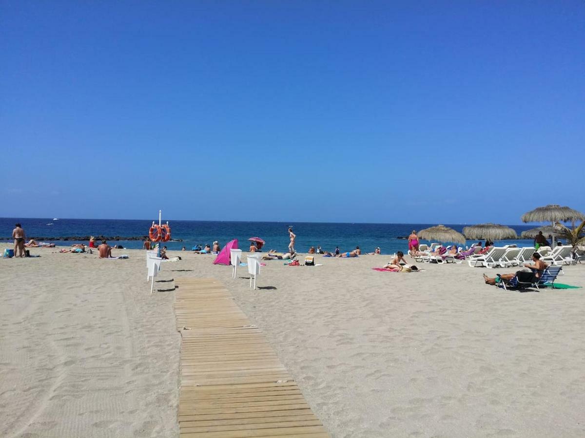 Playa Del Duque In 1St Sea Line Directly On The Beach, Heated Pool, Wifi, Balcony Apartment Costa Adeje  Exterior photo